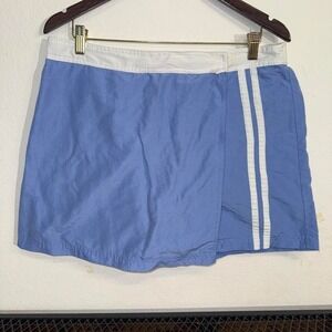 Catalina Women's Swim Skort Large 12/14 SplashBlue Nylon Athletic Swimwear Cover
